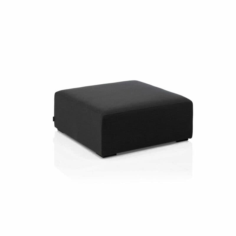 Kettler "Royal" Loungehocker, Gestell Aluminium, Polster Textilgewebe Sunbrella® Sooty (anthrazit)