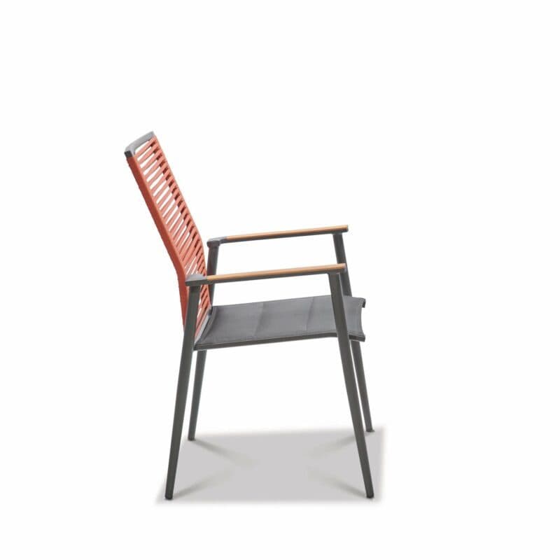 Musterring Freilicht "Amsterdam" Gartenstuhl, Rope rot