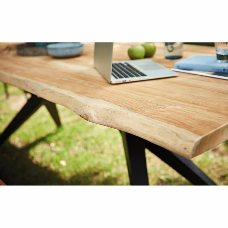 Musterring Freilicht "Holland" Gartentisch, Aluminiumgestell und Teakplatte