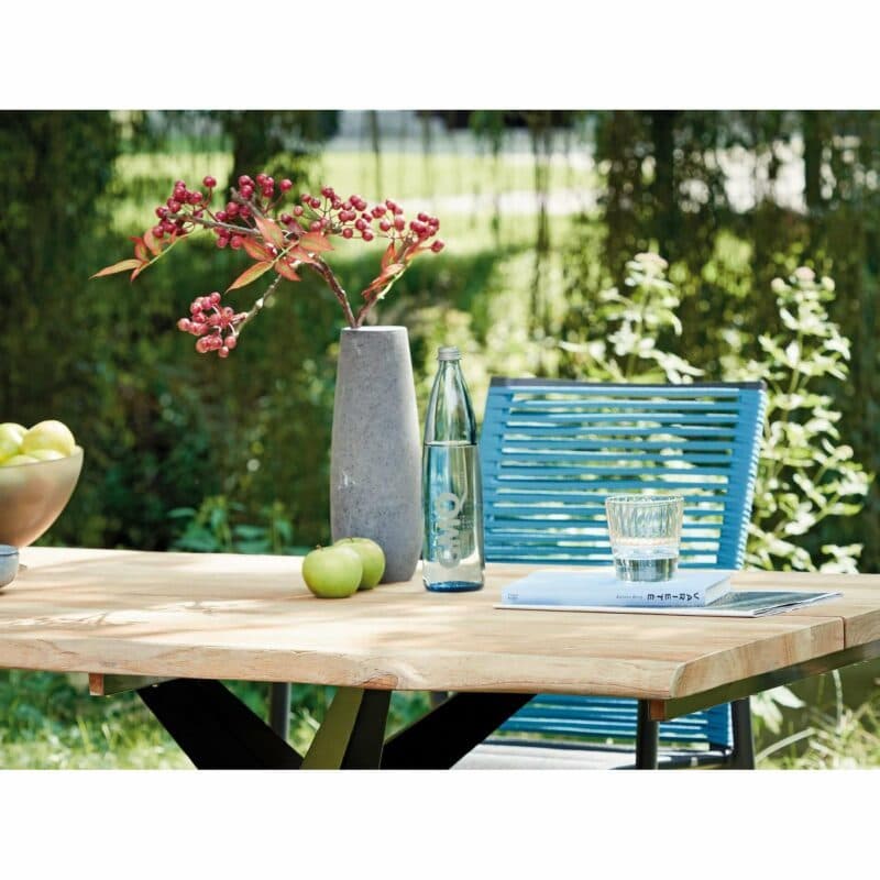 Musterring Freilicht "Holland" Gartentisch, Aluminiumgestell und Teakplatte