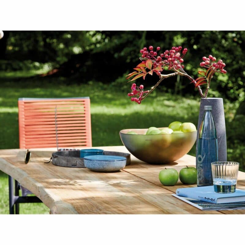 Musterring Freilicht "Holland" Gartentisch, Aluminiumgestell und Teakplatte