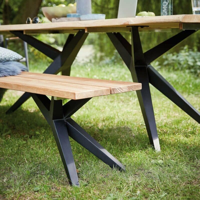 Musterring Freilicht "Holland" Gartentisch und "Rotterdam" Gartenbank