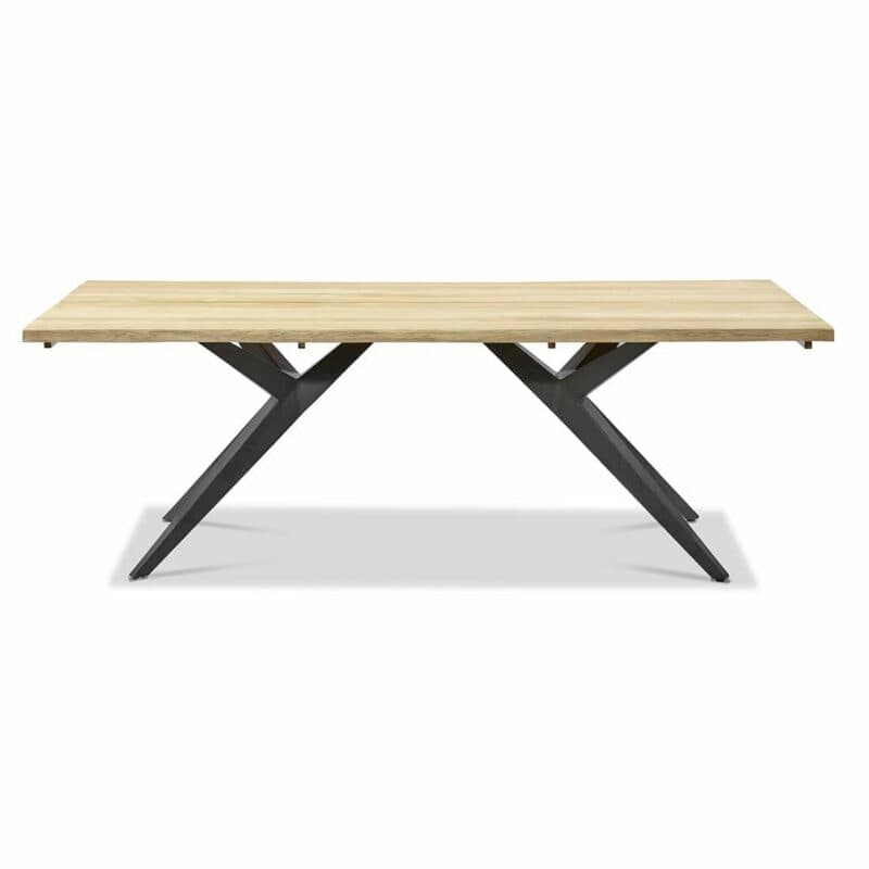 Musterring Freilicht "Holland" Gartentisch, Gestell Aluminium anthrazit, Tischplatte Teakholz, 220x95x76 cm