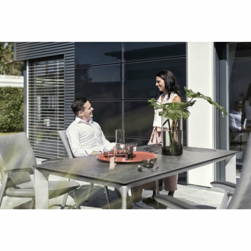 Kettler Tisch "Diamond", Aluminium silber