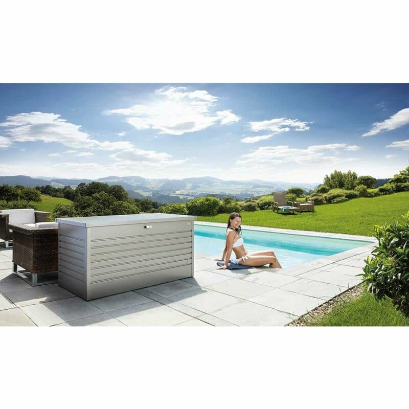 Biohort “FreizeitBox“, Stahlblech quarzgrau-metallic, Größe 160 high