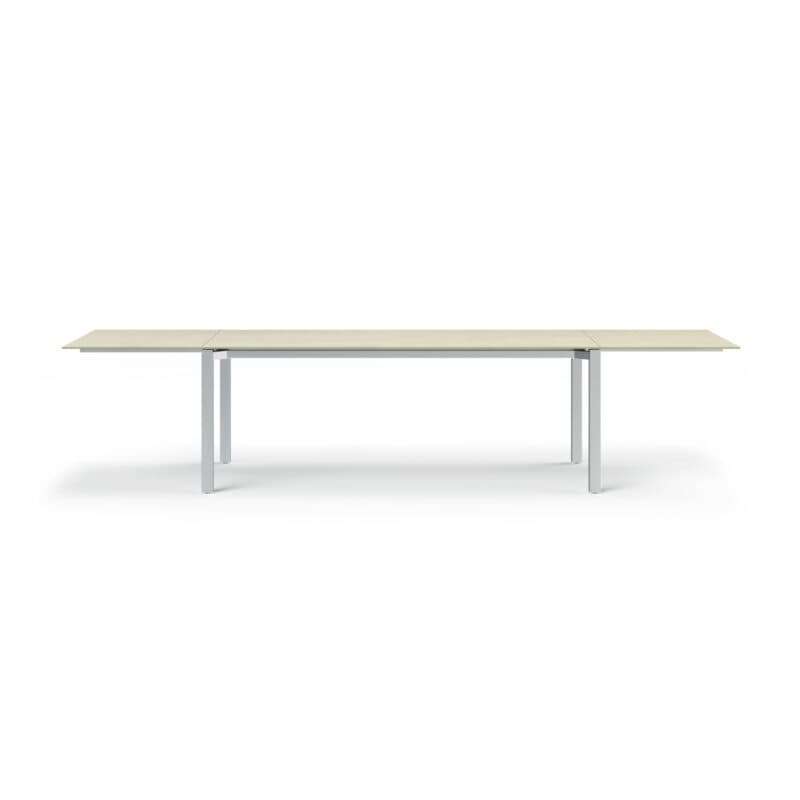 Zumsteg "Spezia" Ausziehtisch Edelstahl/Dekton, Dekor Sasea Natural