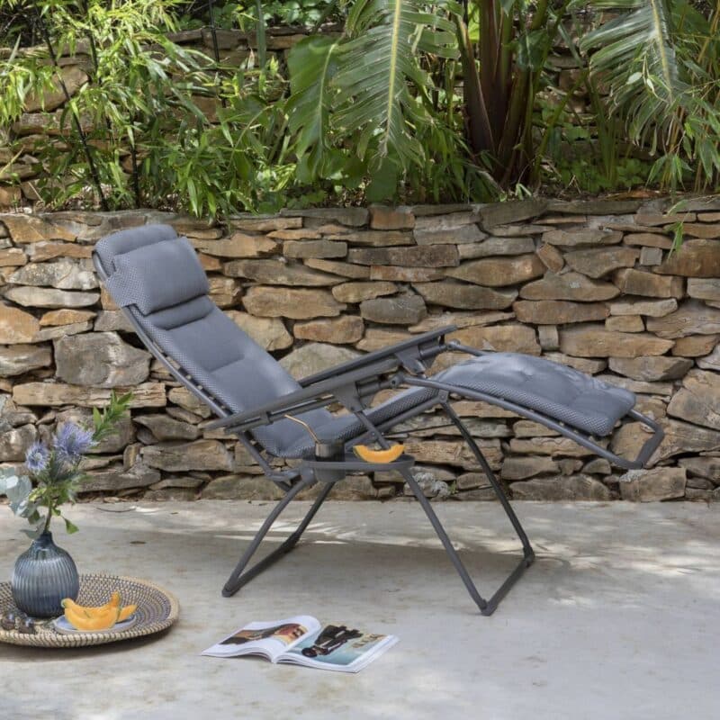 Lafuma Relaxliege "Futura BeComfort", Stahl titane, Textilene silver © LAFUMA MOBILIER - Pierrick Verny