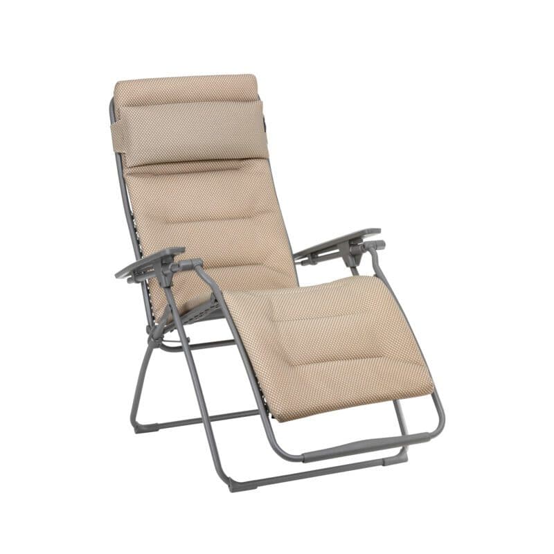 Lafuma "Futura" Relaxsessel, Gestell Stahl titane, Sitzfläche BeComfort® moka