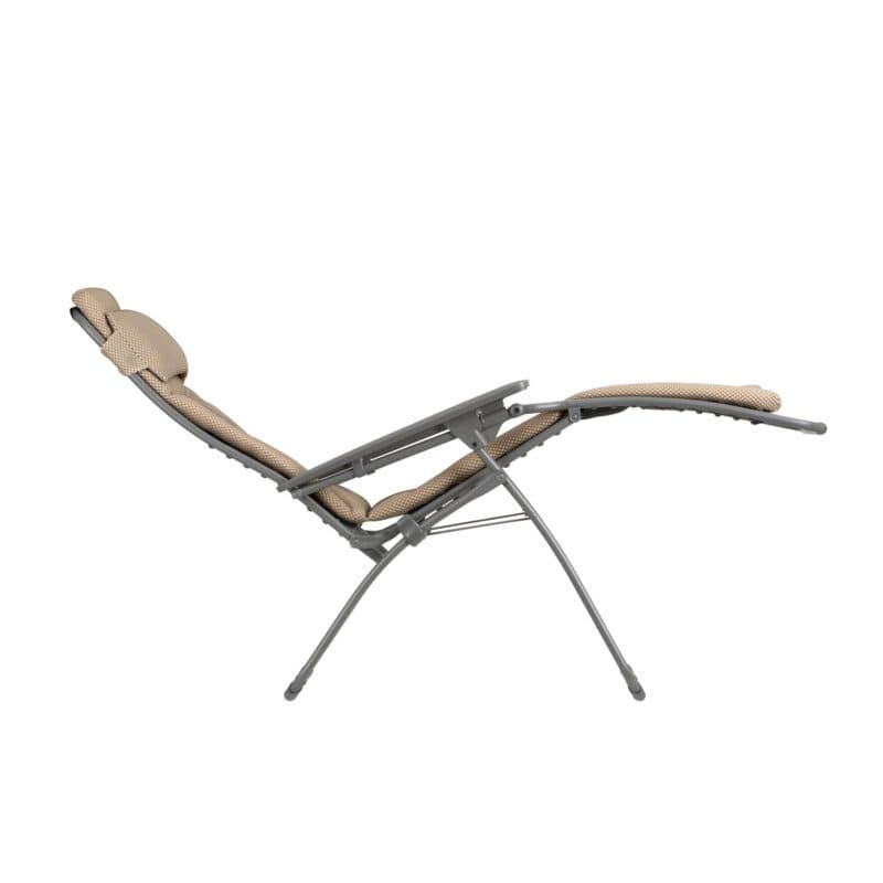 Lafuma "Futura" Relaxsessel, Gestell Stahl titane, Sitzfläche BeComfort® moka