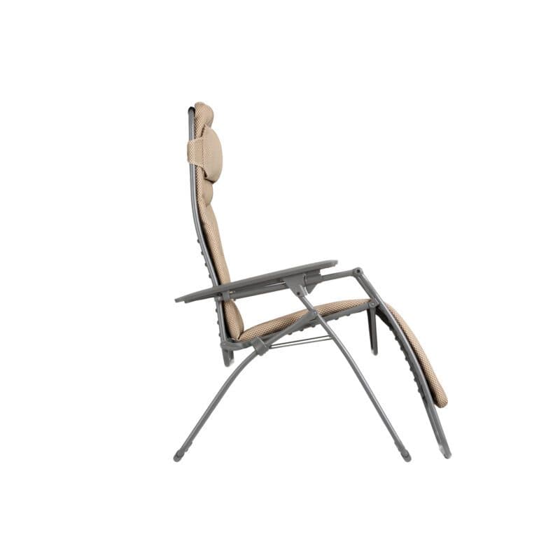 Lafuma "Futura XL" Relaxsessel, Gestell Stahl titane, Sitzfläche BeComfort® moka