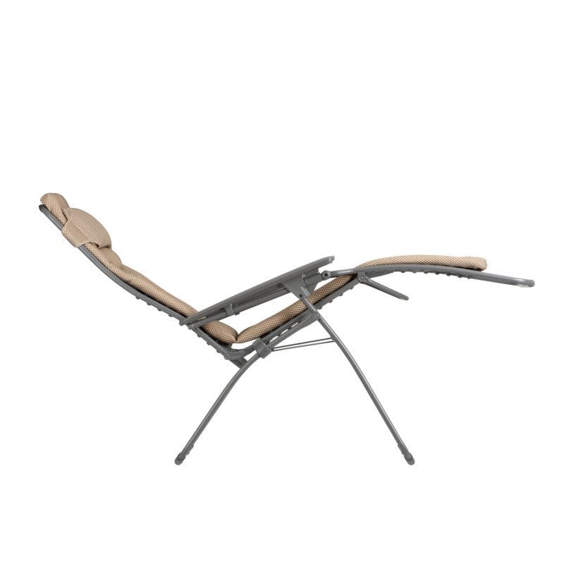 Lafuma "Futura XL" Relaxsessel, Gestell Stahl titane, Sitzfläche BeComfort® moka