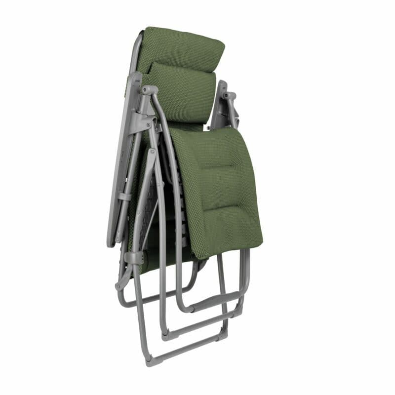 Lafuma "Futura XL BeComfort®" Relaxsessel, Stahl titane, Textilene olive, geklappt