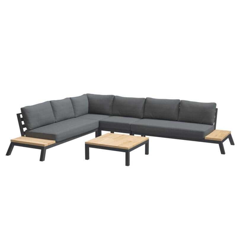 4Seasons Outdoor Loungeset "Empire" mit Loungetisch "Capitol", lange Seite links