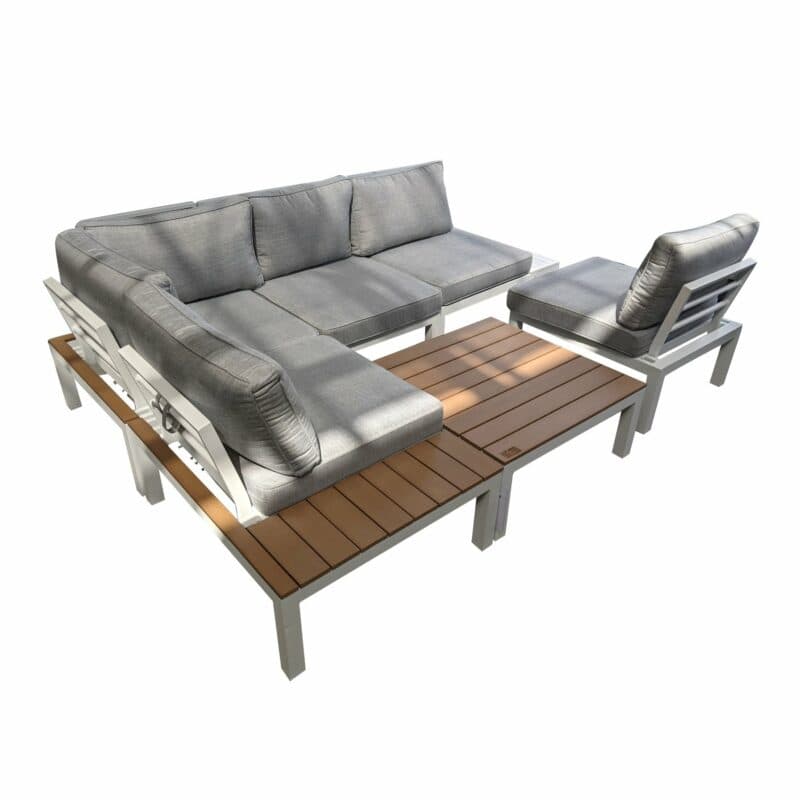 Home Islands "Laos modular": Anordnung der Module, um die rechteckige Schutzhülle zu nutzen