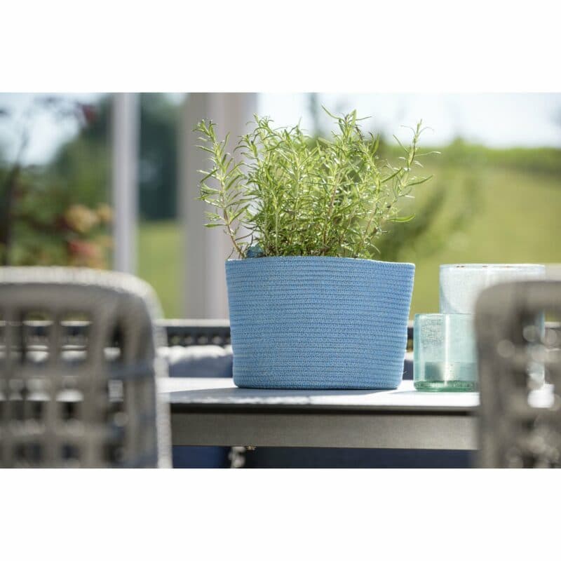 Stern Korb-Set 2-tlg., hellblau