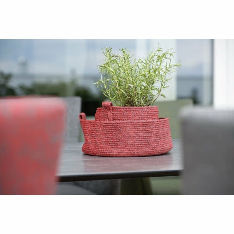 Stern Korb-Set 2-tlg., rot