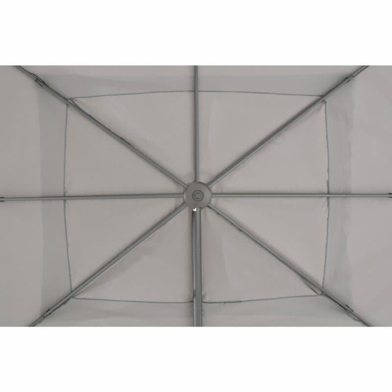 4Seasons Outdoor "Hacienda" Pendelschirm 300x400 cm, Gestell Aluminium anthrazit, Bezug Solefin mid grey, Detail Schirmdach