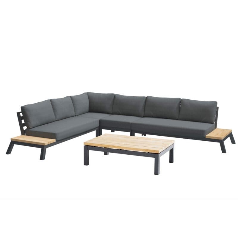 4Seasons Outdoor Loungeset "Empire" mit Loungetisch "Capitol", lange Seite links