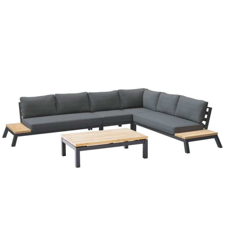 4Seasons Outdoor Loungeset "Empire" mit Loungetisch "Capitol", lange Seite rechts