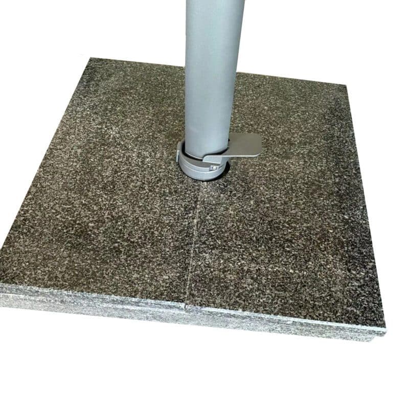 4Seasons Outdoor Granitsockel 180 kg - anthrazit glatt poliert (Vorgängermodell)