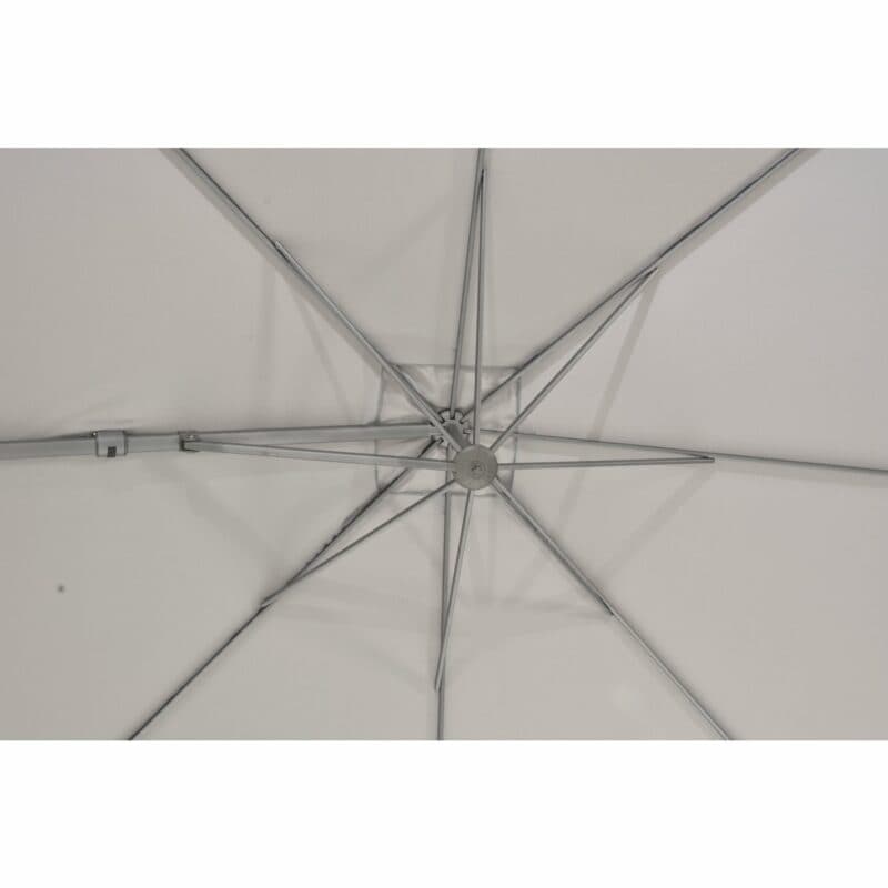 4Seasons Outdoor Pendelschirm "Siesta Premium", Gestell Alu anthrazit, Bezug mid grey