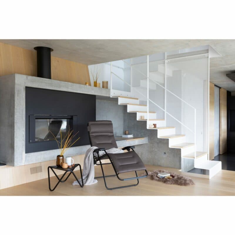 Lafuma "RSX Clip" Relaxsessel, Stahl schwarz, Air Comfort® taupe © LAFUMA MOBILIER - Pierrick Verny