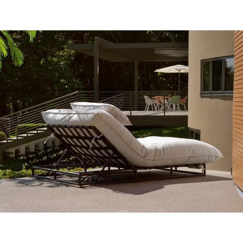 Hartman "Emma" Daybed, Gestell Aluminium schwarz, Sunbrella Marble