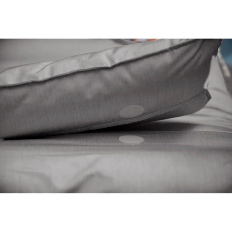 Hartman "Emma" Daybed, Gestell Aluminium schwarz, Sunbrella Mid Grey