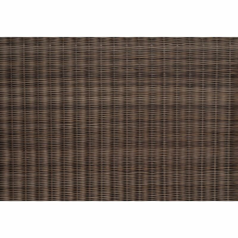 Sonnenpartner "Classic Teak", Rundgeflecht Cappuccinooptik