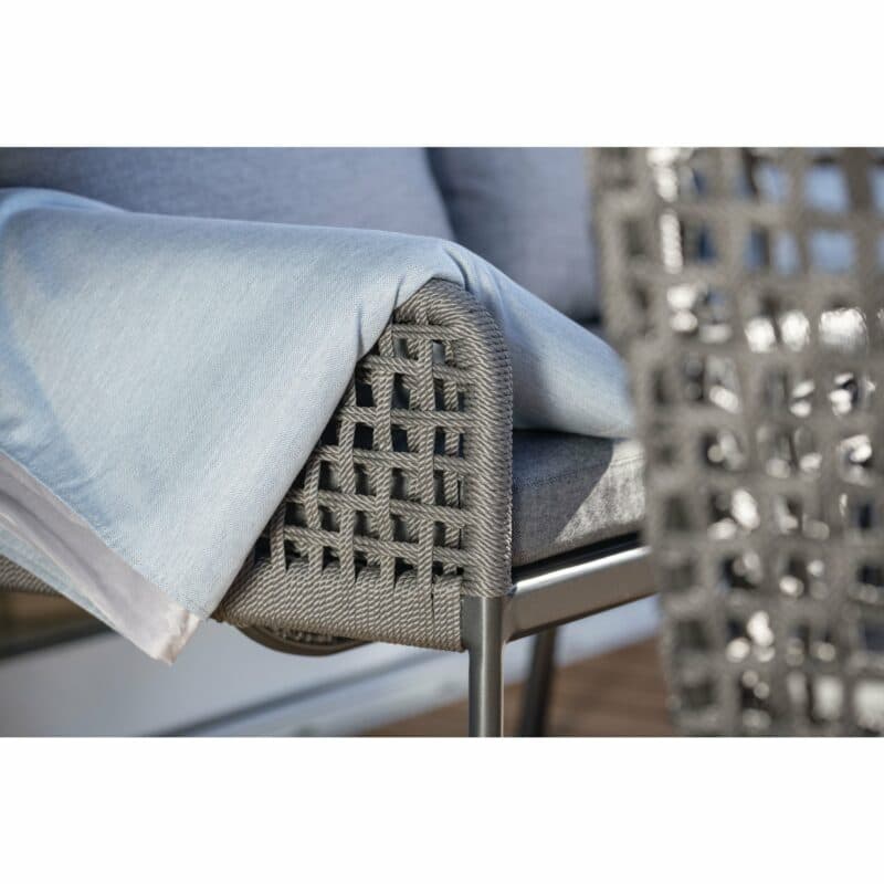 Stern "Greta" Diningecke, Alu anthrazit, Rope platin