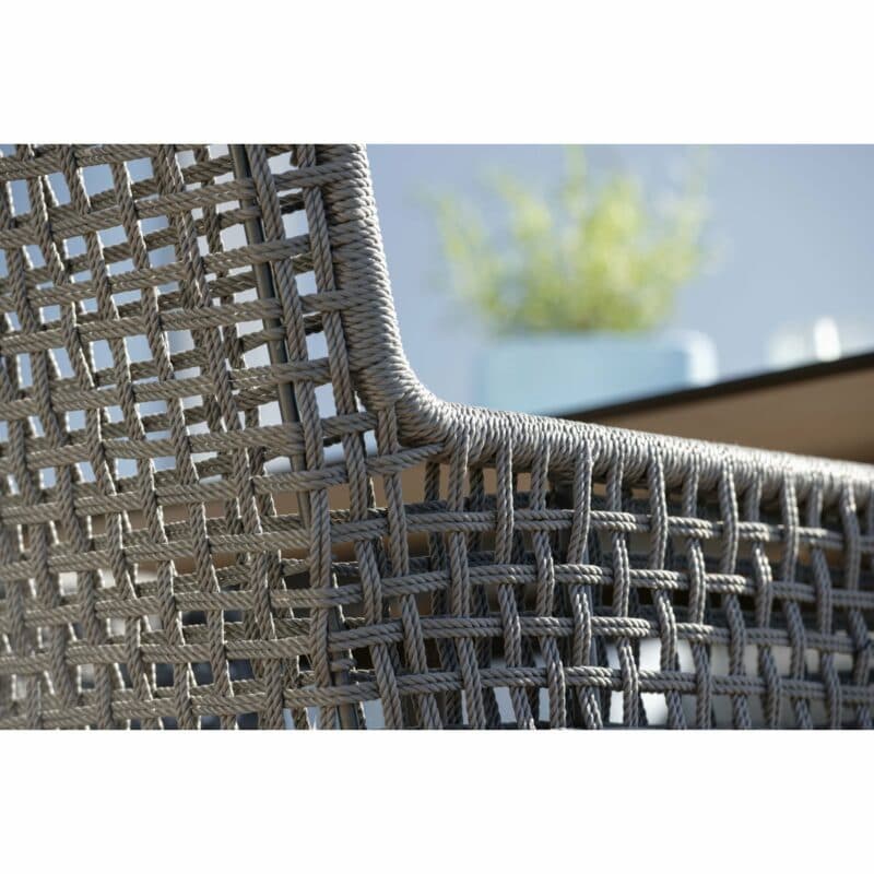 Stern "Greta" Diningecke, Alu anthrazit, Rope platin