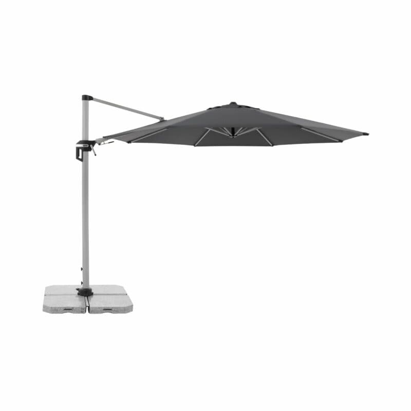 Doppler "Active" Ampelschirm Ø 370 cm, Aluminium, Bezug Anthrazit