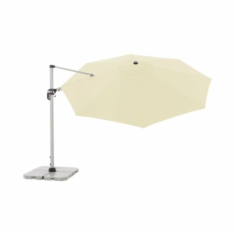 Doppler "Active" Ampelschirm Ø 370 cm, Aluminium, Bezug Natur