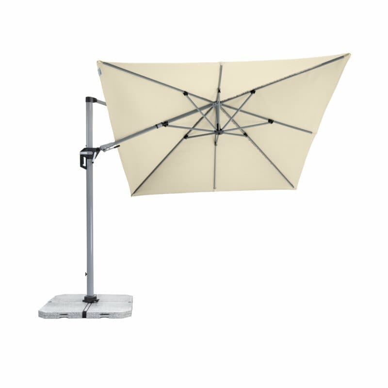 Doppler "Active" Ampelschirm 350x260 cm, Aluminium, Bezug Natur