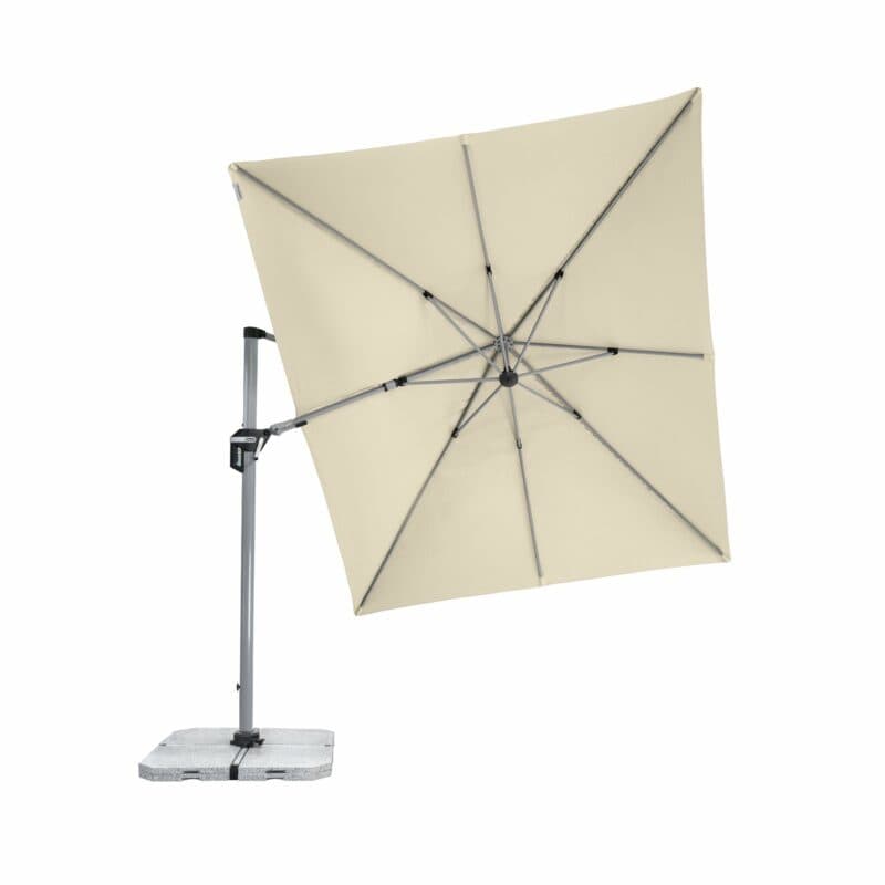 Doppler "Active" Ampelschirm 350x260 cm, Aluminium, Bezug Natur