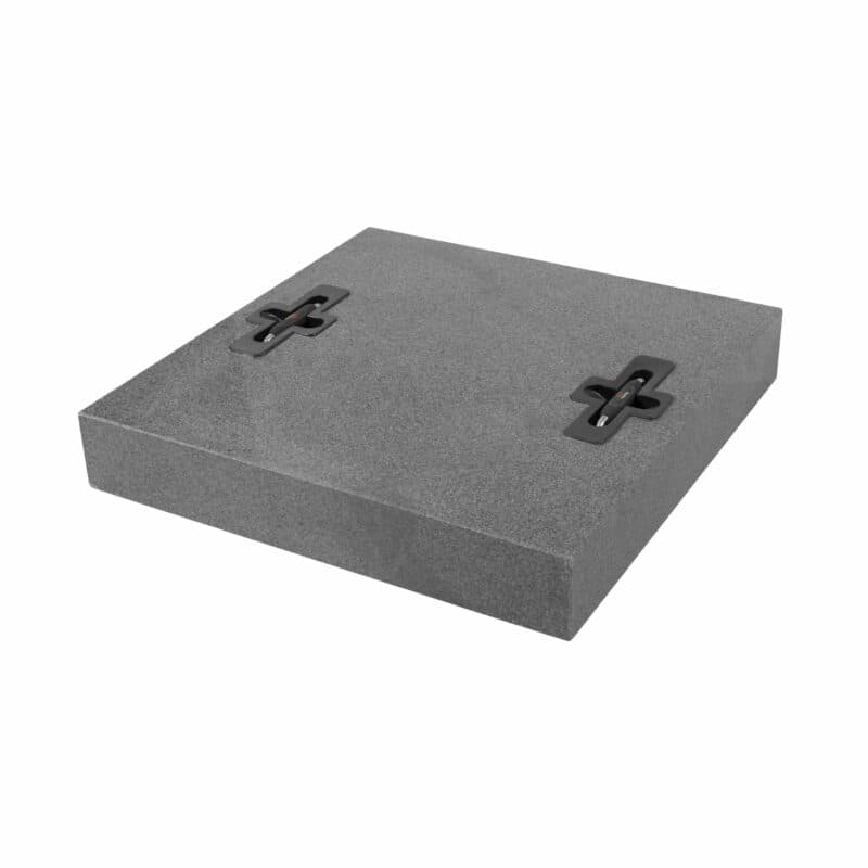 Doppler Granitplatte 50x50x8 cm, Gewicht 55 kg