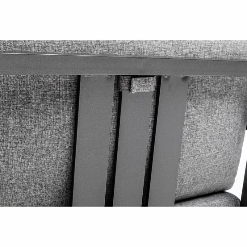 Kettler "Ocean Skid Modular"/"Ocean Skid City Line" Serien, Gestell Aluminium anthrazit, Kissenbefestigung