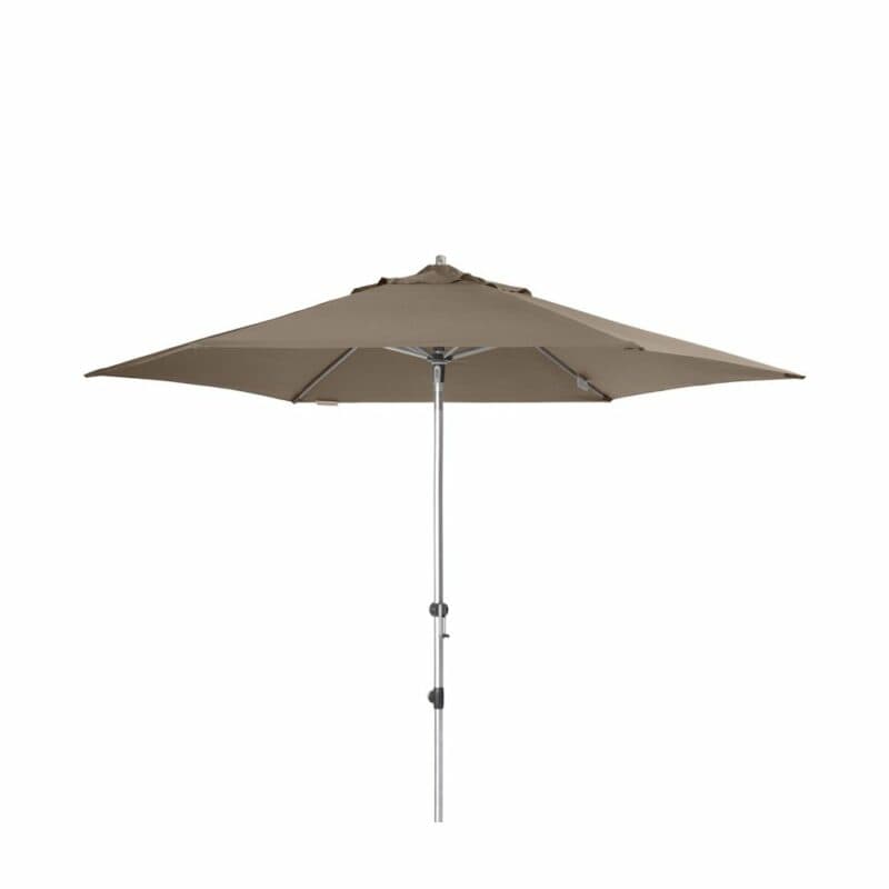 Doppler "Expert Auto Tilt" Kurbelschirm mit Höhenverstellung, rund, Farbe 846 Greige