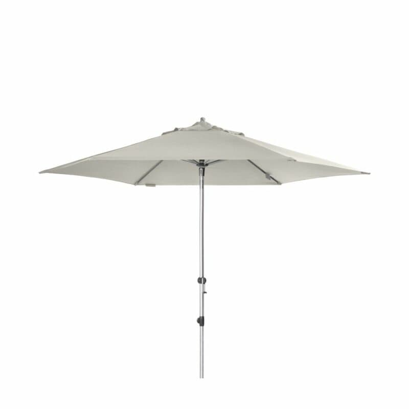 Doppler "Expert Auto Tilt" Kurbelschirm mit Höhenverstellung, rund, Farbe 827 Hellgrau