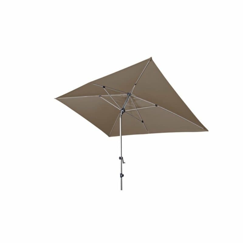 Doppler "Expert Auto Tilt" Kurbelschirm mit Höhenverstellung, 320x200 cm, Farbe 846 Greige