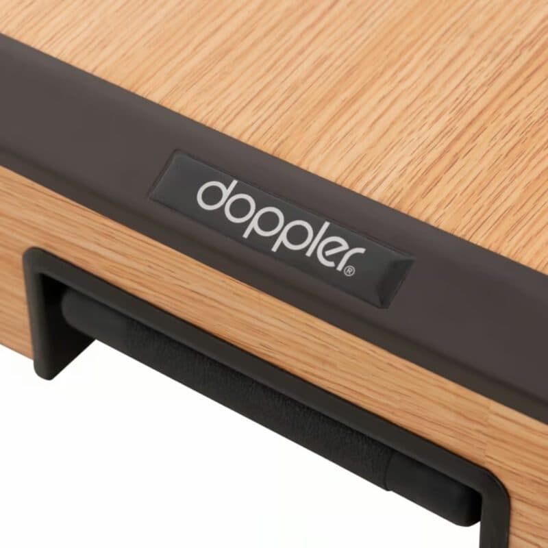 Doppler "Alu Wood" Schirmsockel mit Aluminium-Hülle, Gewicht 50 kg