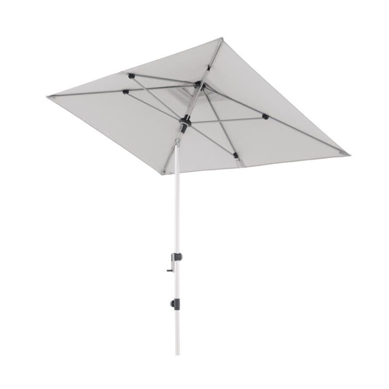 Doppler "Expert Auto Tilt" Kurbelschirm mit Höhenverstellung, 220x140 cm, Farbe 827 Hellgrau