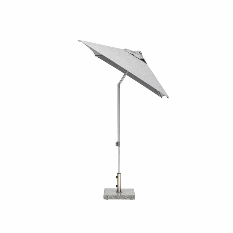 Kettler "Easy Push" Sonnenschirm, 150x210 cm, Aluminium silber, Schirmbezug charcoal