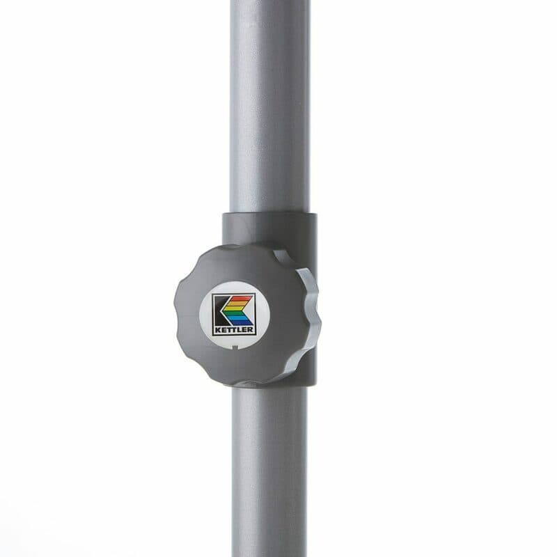 Kettler "Easy Push" Sonnenschirm, Gestell Aluminium silber