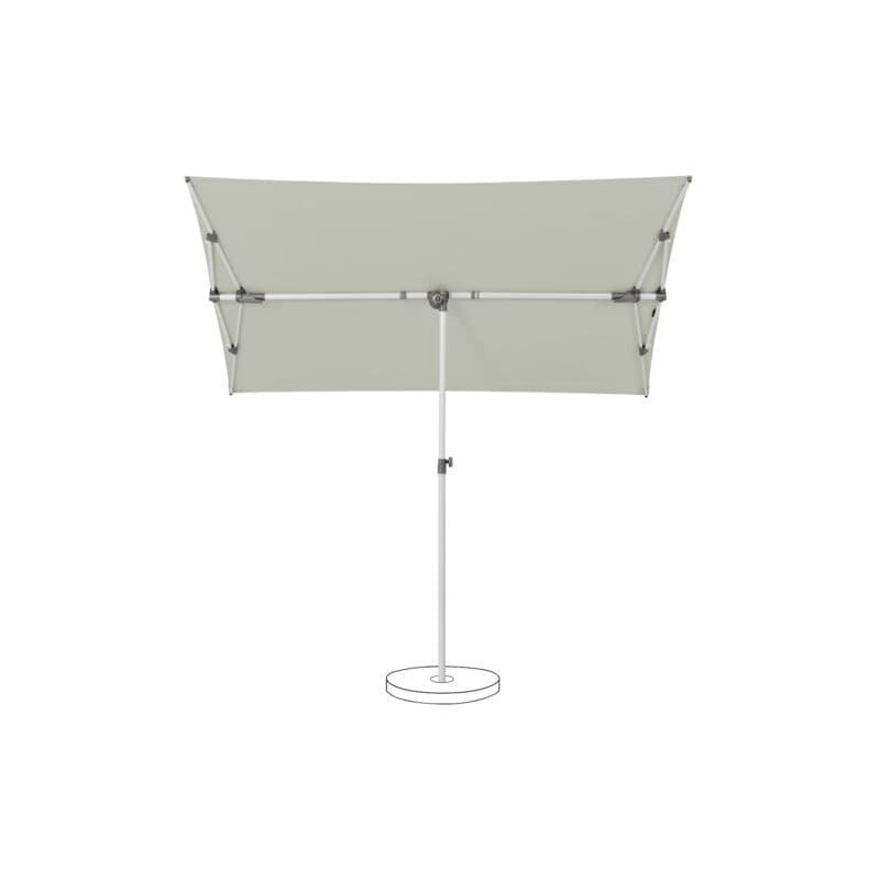 SUNCOMFORT® by GLATZ "Flex-Roof", Sonnenschirm, Dessin 013 - Light Grey