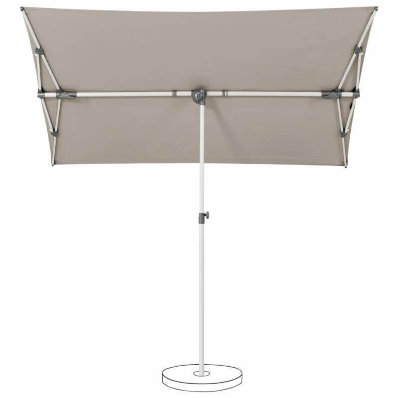 SUNCOMFORT® by GLATZ "Flex-Roof", Sonnenschirm, Dessin 053 - Light taupe