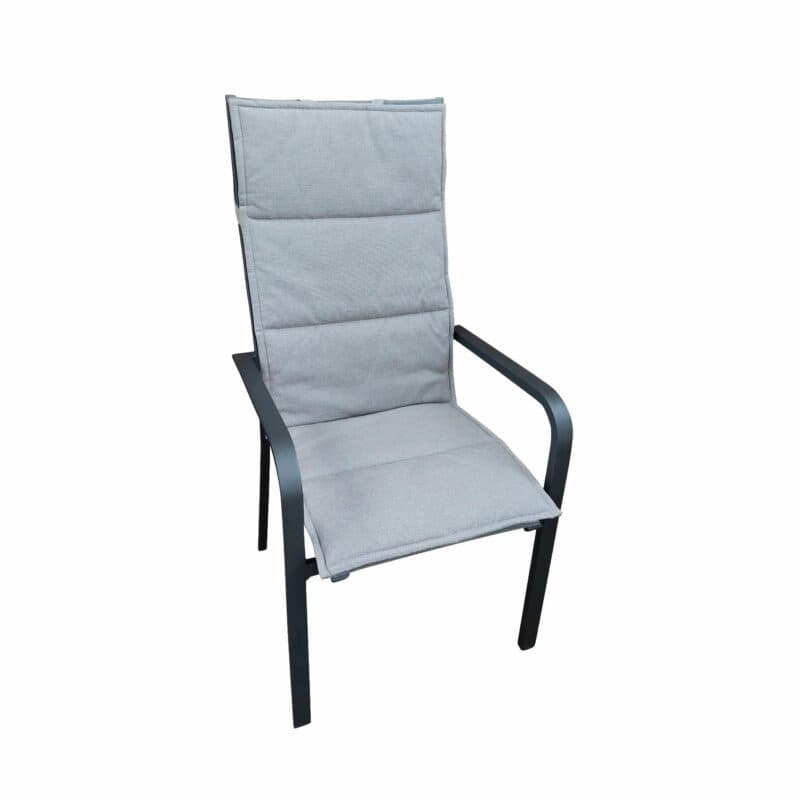 Gartenkultur Auflage für "Dransy" Hochlehner, silver grey basic