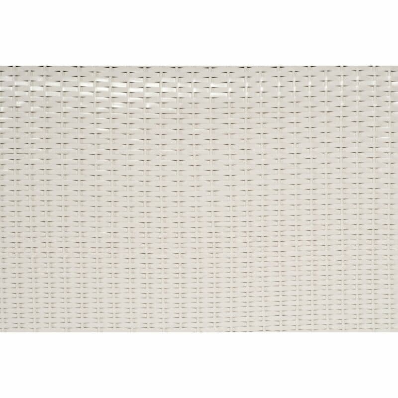 Sonnenpartner Strandkorb PVC-Kunststoffgeflecht weiß