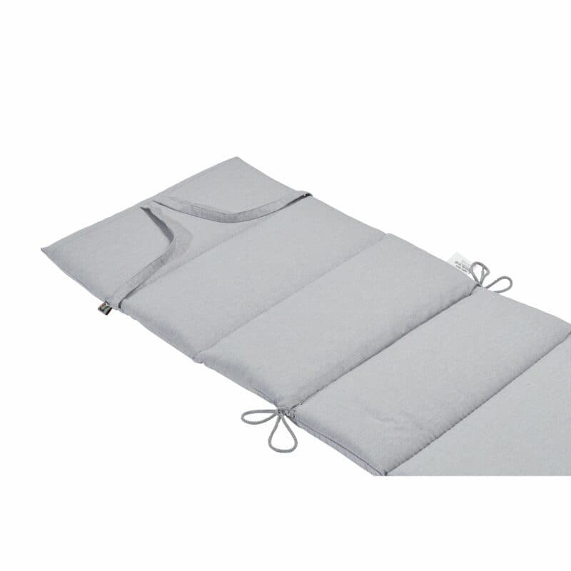 Kettler "See" Auflage hellgrau, Detail Befestigung