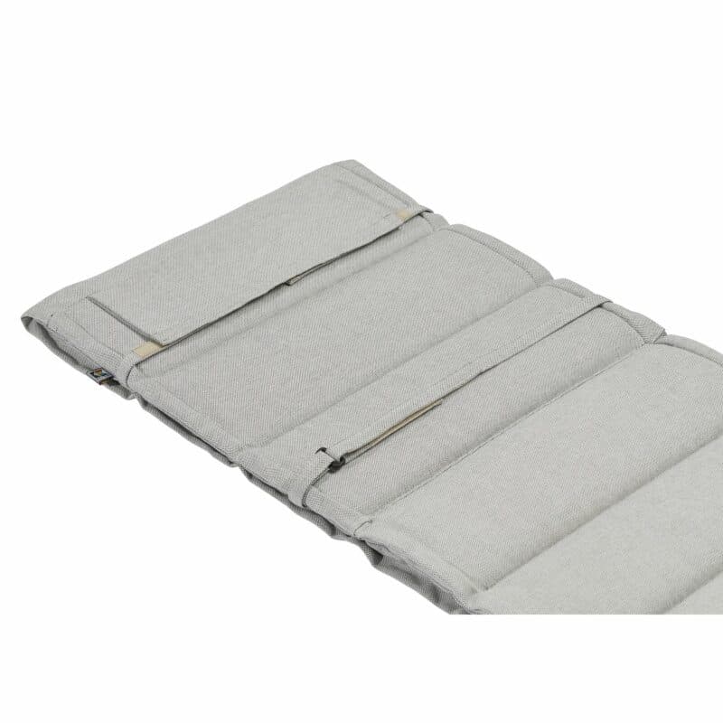 Kettler "Smell" Auflage hellgrau meliert, Detail Befestigung